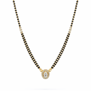 Chandi Kiran Mangalsutra (Silver Finish) - Image 3