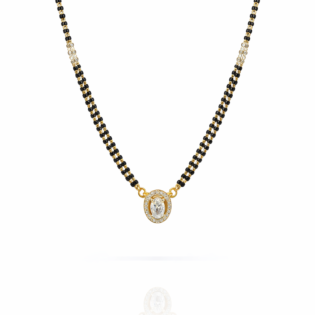 Chandi Kiran Mangalsutra (Silver Finish)