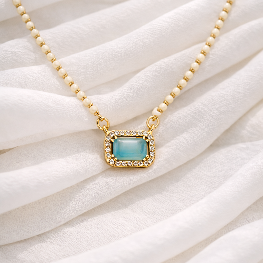 Ishita Aqua Glow Mangalsutra