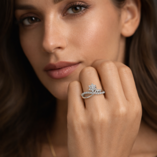 Starlace Infinity Bloom Ring - Image 4