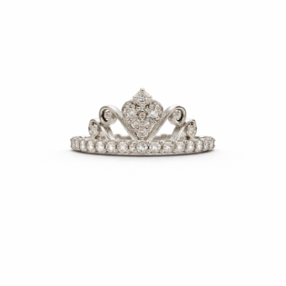 Celestia Heartcrest Tiara Ring