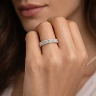Silver Infinity Spark Band - Image 2