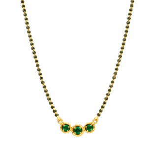 Triveni Harita Mangalsutra (Silver Finish) - Image 3