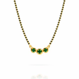Triveni Harita Mangalsutra (Silver Finish)