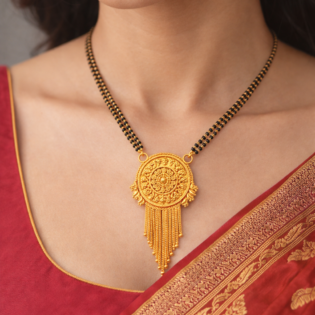 Swarna Kalash Mangalsutra (Gold Plated) - Image 2