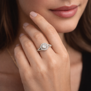 Lunara Halo Embrace Ring - Image 4