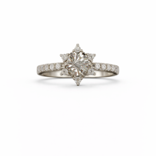 Lunaria Starcrest Silver Ring