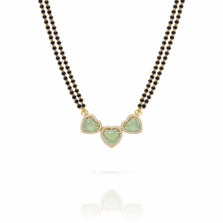 Triveni Hridaya Mangalsutra (Silver Finish)