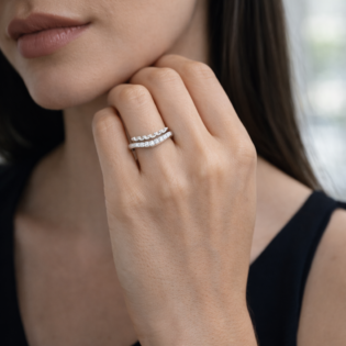 Coronelle Whisperline Silver Ring - Image 3
