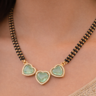 Triveni Hridaya Mangalsutra (Silver Finish) - Image 4