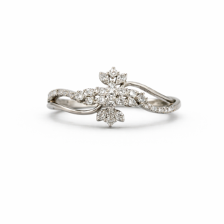 Celestial Blossom Silver Ring