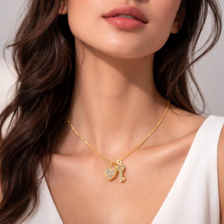 Eternal Keyheart Promise Pendant - Image 4