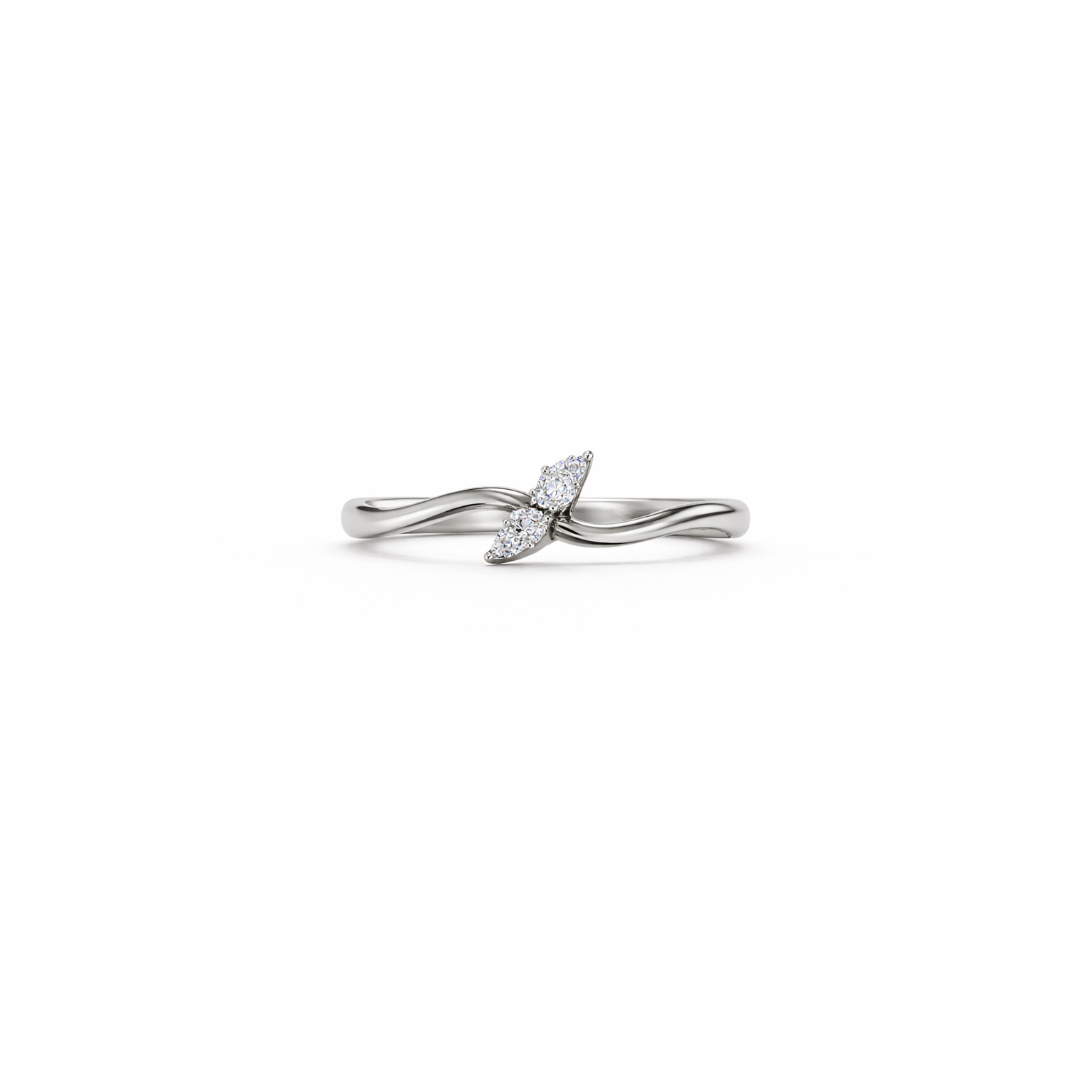 Sylphira Twistwing Silver Ring - Image 4