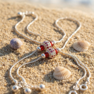 RatnaJewel Silver Anklet - Image 3