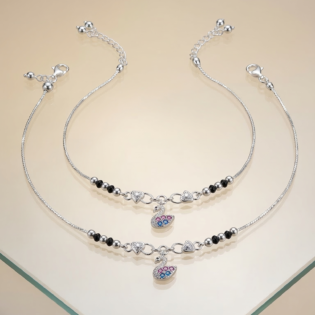 Swanira Grace Silver Anklet - Image 3