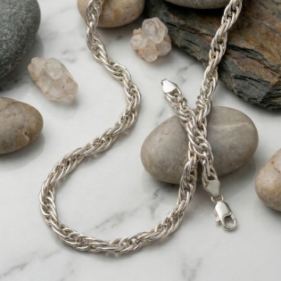 Aurelion Weave Silver Chain