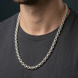 Orvion Halo Link Silver Chain - Image 2