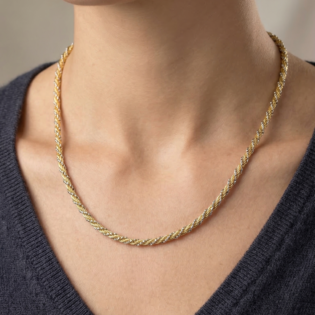 Veloura Twistline Silver Chain - Image 4