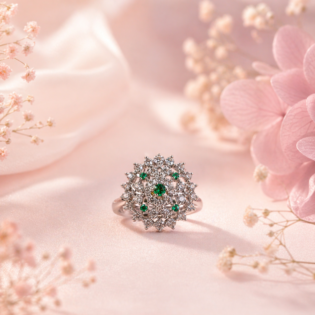 Blush Flora Ring