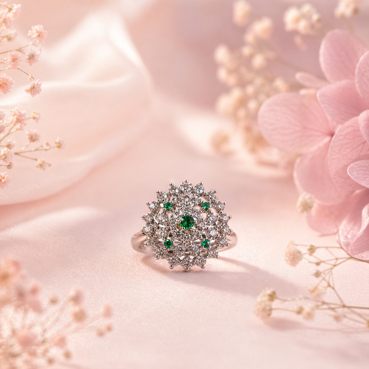 Blush Flora Ring