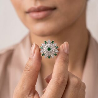 Zenvira Star Bloom Ring - Image 2