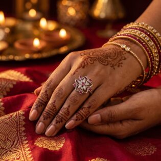 Roselira Petal Ring - Image 5