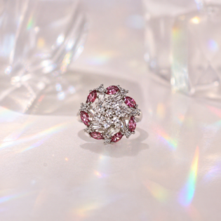 Roselle Spark Ring