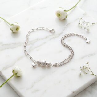 Velmira Heart Bead Bracelet
